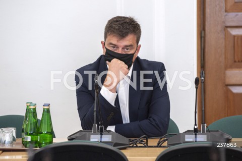  06.08.2020 WARSZAWA SEJM<br />
POSIEDZENIE PARLAMENTARNEGO ZESPOLU DS WYJASNIENIA NIEPRAWIDLOWOSCI PRZY WYBORACH PREZYDENTA RP<br />
N/Z GRZEGORZ RUSIECKI<br />
 