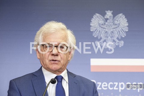  10.08.2020 WARSZAWA MSZ<br />
KONFERENCJA MINISTRA SPRAW ZAGRANICZNYCH<br />
N/Z JACEK CZAPUTOWICZ<br />
 