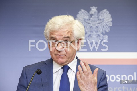  10.08.2020 WARSZAWA MSZ<br />
KONFERENCJA MINISTRA SPRAW ZAGRANICZNYCH<br />
N/Z JACEK CZAPUTOWICZ<br />
 