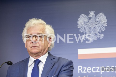  10.08.2020 WARSZAWA MSZ<br />
KONFERENCJA MINISTRA SPRAW ZAGRANICZNYCH<br />
N/Z JACEK CZAPUTOWICZ<br />
 