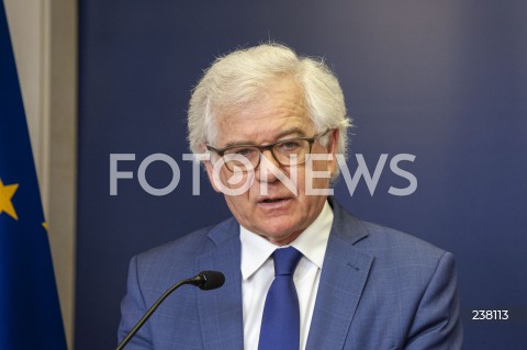  10.08.2020 WARSZAWA MSZ<br />
KONFERENCJA MINISTRA SPRAW ZAGRANICZNYCH<br />
N/Z JACEK CZAPUTOWICZ<br />
 