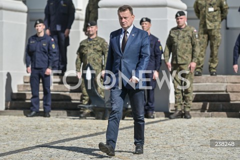  11.08.2020 GDYNIA<br />
KONFERENCJA MINISTRA OBRONY NARODOWEJ W KOMENDZIE MARYNARKI WOJENNEJ W GDYNI NT. PRZYGOTOWAN DO OBCHODOW 81. ROCZNICY WYBUCHU II WOJNY SWIATOWEJ NA WESTERPLATTE <br />
N/Z MARIUSZ BLASZCZAK<br />
 