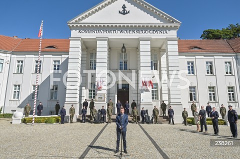  11.08.2020 GDYNIA<br />
KONFERENCJA MINISTRA OBRONY NARODOWEJ W KOMENDZIE MARYNARKI WOJENNEJ W GDYNI NT. PRZYGOTOWAN DO OBCHODOW 81. ROCZNICY WYBUCHU II WOJNY SWIATOWEJ NA WESTERPLATTE <br />
N/Z MARIUSZ BLASZCZAK<br />
 