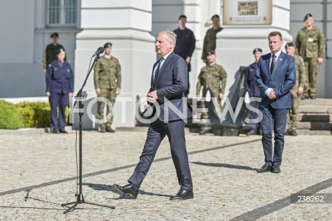  11.08.2020 GDYNIA<br />
KONFERENCJA MINISTRA OBRONY NARODOWEJ W KOMENDZIE MARYNARKI WOJENNEJ W GDYNI NT. PRZYGOTOWAN DO OBCHODOW 81. ROCZNICY WYBUCHU II WOJNY SWIATOWEJ NA WESTERPLATTE <br />
N/Z DARIUSZ DRELICH MARIUSZ BLASZCZAK<br />
 