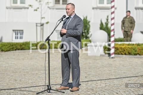  11.08.2020 GDYNIA<br />
KONFERENCJA MINISTRA OBRONY NARODOWEJ W KOMENDZIE MARYNARKI WOJENNEJ W GDYNI NT. PRZYGOTOWAN DO OBCHODOW 81. ROCZNICY WYBUCHU II WOJNY SWIATOWEJ NA WESTERPLATTE <br />
N/Z KAROL NAWROCKI<br />
 