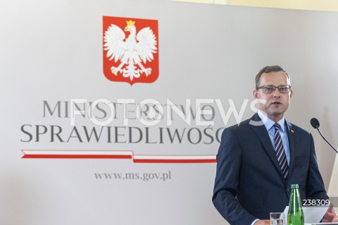 Konferencja w Ministerstwie Sprawiedliwości nt. sytuacji w Radio Nowy Świat w Warszawie