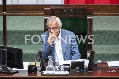  14.08.2020 WARSZAWA SEJM<br />
POSIEDZENIE SEJMU<br />
N/Z RYSZARD TERLECKI<br />
 