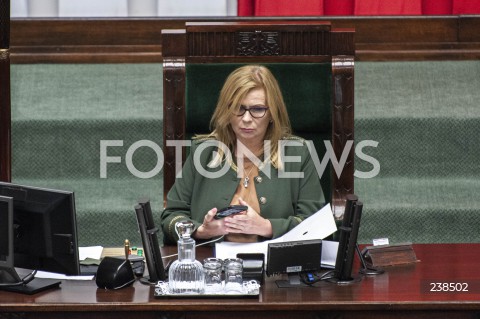  14.08.2020 WARSZAWA SEJM<br />
POSIEDZENIE SEJMU<br />
N/Z MALGORZATA GOSIEWSKA<br />
 