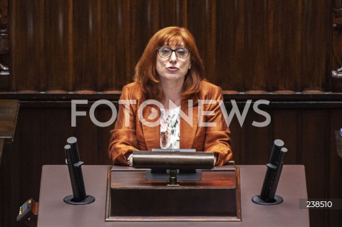  14.08.2020 WARSZAWA SEJM<br />
POSIEDZENIE SEJMU<br />
N/Z MALGORZATA PROKOP PACZKOWSKA<br />
 