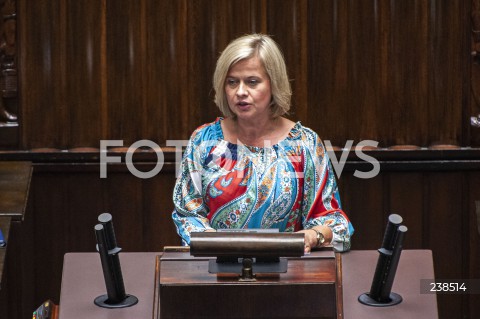  14.08.2020 WARSZAWA SEJM<br />
POSIEDZENIE SEJMU<br />
N/Z BOZENA ZELAZOWSKA<br />
 