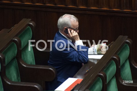  14.08.2020 WARSZAWA SEJM<br />
POSIEDZENIE SEJMU<br />
N/Z LEONARD KRASULSKI<br />
 