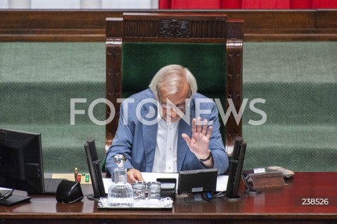  14.08.2020 WARSZAWA SEJM<br />
POSIEDZENIE SEJMU<br />
N/Z RYSZARD TERLECKI<br />
 