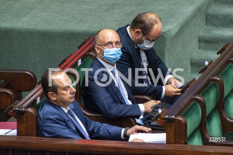  14.08.2020 WARSZAWA SEJM<br />
POSIEDZENIE SEJMU<br />
N/Z PIOTR WAWRZYK<br />
 