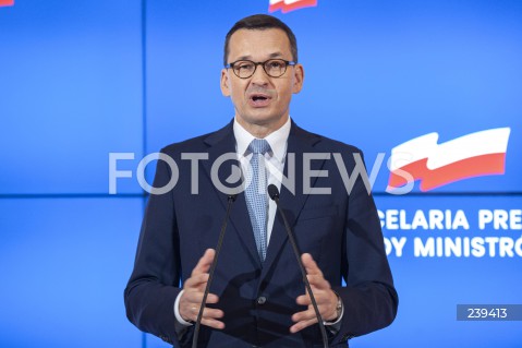  20.08.2020 WARSZAWA KPRM<br />
KONFERENCJA PREZESA RADY MINISTROW<br />
OGLOSZENIE NOWYCH MINISTROW<br />
N/Z PREMIER MATEUSZ MORAWIECKI<br />
 