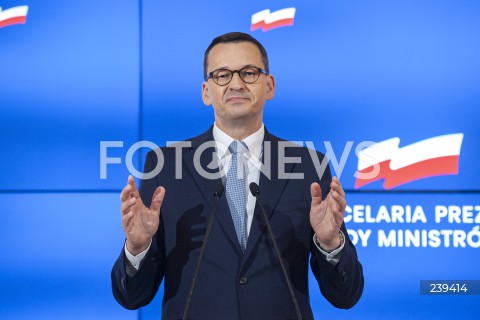  20.08.2020 WARSZAWA KPRM<br />
KONFERENCJA PREZESA RADY MINISTROW<br />
OGLOSZENIE NOWYCH MINISTROW<br />
N/Z PREMIER MATEUSZ MORAWIECKI<br />
 