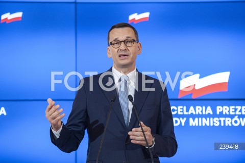  20.08.2020 WARSZAWA KPRM<br />
KONFERENCJA PREZESA RADY MINISTROW<br />
OGLOSZENIE NOWYCH MINISTROW<br />
N/Z PREMIER MATEUSZ MORAWIECKI<br />
 