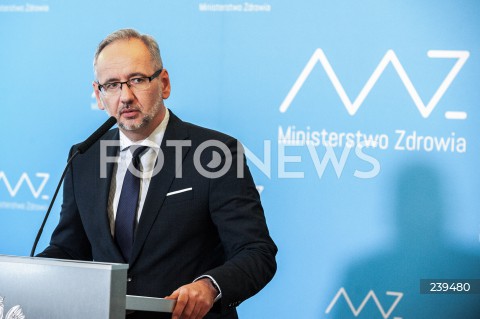  27.08.2020 WARSZAWA<br />
KONFERENCJA MINISTRA ZDROWIA<br />
N/Z ADAM NIEDZIELSKI<br />
 