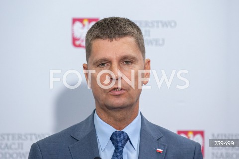  27.08.2020 WARSZAWA<br />
KONFERENCJA MINISTRA EDUKACJI<br />
N/Z DARIUSZ PIONTKOWSKI<br />
 