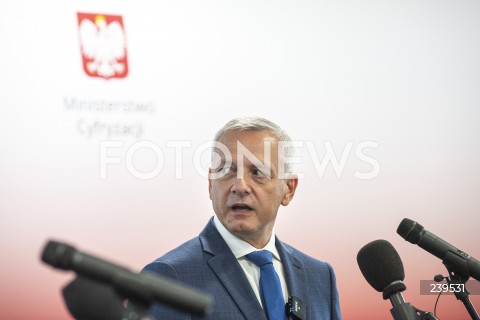  28.08.2020 WARSZAWA NASK<br />
KONFERENCJA MINISTRA CYFRYZACJI W NASK<br />
N/Z MAREK ZAGORSKI<br />
 