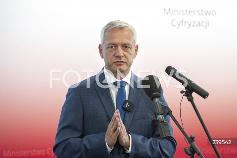  28.08.2020 WARSZAWA NASK<br />
KONFERENCJA MINISTRA CYFRYZACJI W NASK<br />
N/Z MAREK ZAGORSKI<br />
 