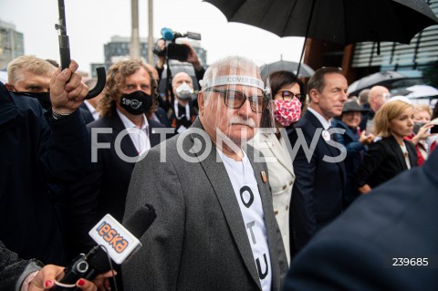  31.08.2020 GDANSK<br />
OBCHODY 40. ROCZNICY POROZUMIEN SIERPNIOWYCH W GDANSKU<br />
N/Z LECH WALESA<br />
 