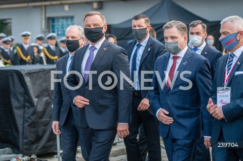  31.08.2020 GDANSK<br />
OBCHODY 40. ROCZNICY POROZUMIEN SIERPNIOWYCH W GDANSKU<br />
N/Z PREZYDENT RP ANDRZEJ DUDA PIOTR DUDA<br />
 