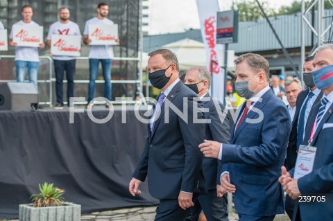  31.08.2020 GDANSK<br />
OBCHODY 40. ROCZNICY POROZUMIEN SIERPNIOWYCH W GDANSKU<br />
N/Z PREZYDENT RP ANDRZEJ DUDA PIOTR DUDA<br />
 