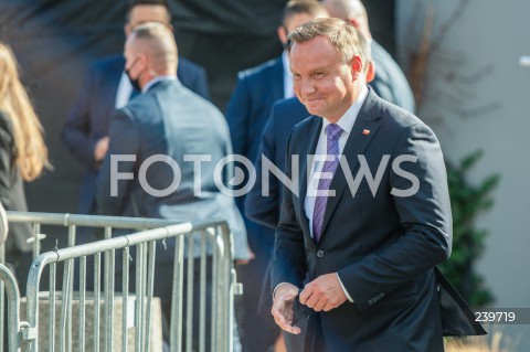  31.08.2020 GDANSK<br />
OBCHODY 40. ROCZNICY POROZUMIEN SIERPNIOWYCH W GDANSKU<br />
N/Z PREZYDENT RP ANDRZEJ DUDA<br />
 