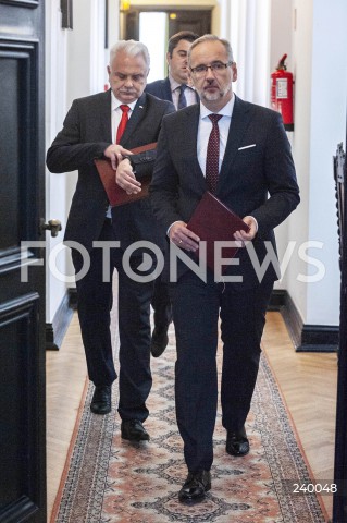  03.09.2020 WARSZAWA MZ<br />
KONFERENCJA W MINISTERSTWIE ZDROWIA<br />
N/Z ADAM NIEDZIELSKI WALDEMAR KRASKA <br />
 