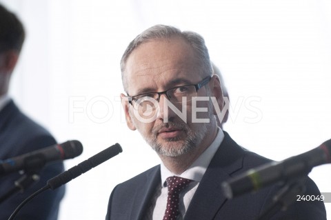  03.09.2020 WARSZAWA MZ<br />
KONFERENCJA W MINISTERSTWIE ZDROWIA<br />
N/Z ADAM NIEDZIELSKI<br />
 