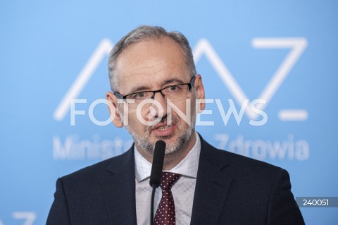  03.09.2020 WARSZAWA MZ<br />
KONFERENCJA W MINISTERSTWIE ZDROWIA<br />
N/Z ADAM NIEDZIELSKI<br />
 