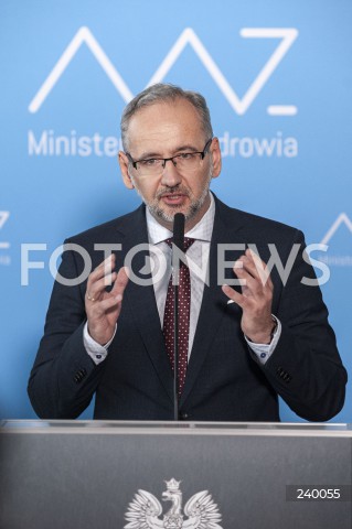  03.09.2020 WARSZAWA MZ<br />
KONFERENCJA W MINISTERSTWIE ZDROWIA<br />
N/Z ADAM NIEDZIELSKI<br />
 