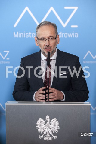  03.09.2020 WARSZAWA MZ<br />
KONFERENCJA W MINISTERSTWIE ZDROWIA<br />
N/Z ADAM NIEDZIELSKI<br />
 