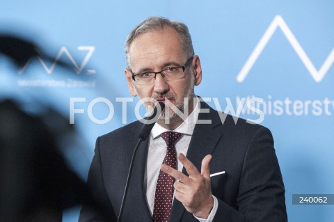  03.09.2020 WARSZAWA MZ<br />
KONFERENCJA W MINISTERSTWIE ZDROWIA<br />
N/Z ADAM NIEDZIELSKI<br />
 