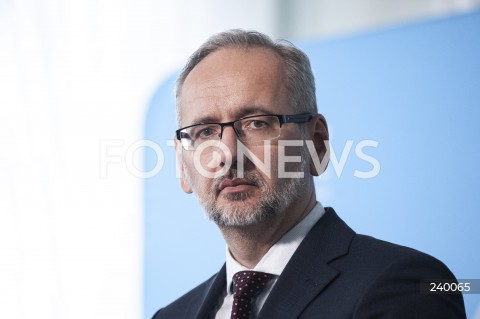  03.09.2020 WARSZAWA MZ<br />
KONFERENCJA W MINISTERSTWIE ZDROWIA<br />
N/Z ADAM NIEDZIELSKI<br />
 