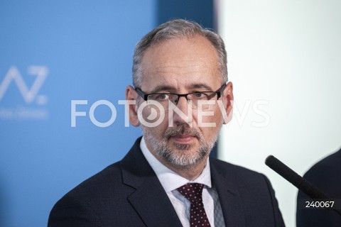  03.09.2020 WARSZAWA MZ<br />
KONFERENCJA W MINISTERSTWIE ZDROWIA<br />
N/Z ADAM NIEDZIELSKI<br />
 