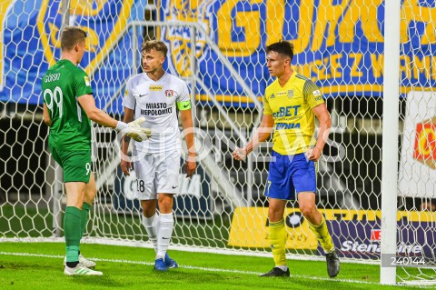  04.09.2020 GDYNIA<br />
PILKA NOZNA - FORTUNA 1. LIGA SEZON 2020/2021<br />
MECZ ARKA GDYNIA - PUSZCZA NIEPOLOMICE<br />
N/Z MACIEJ JANKOWSKI RADOSC BRAMKA GOL NA 2:1<br />
 