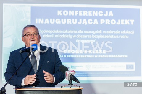 Inauguracja projektu "Droga z klasą" w Warszawie