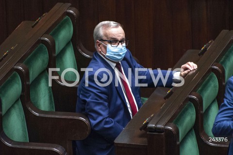  20.10.2020 WARSZAWA SEJM<br />
POSIEDZENIE SEJMU<br />
N/Z LEONARD KRASULSKI<br />
 