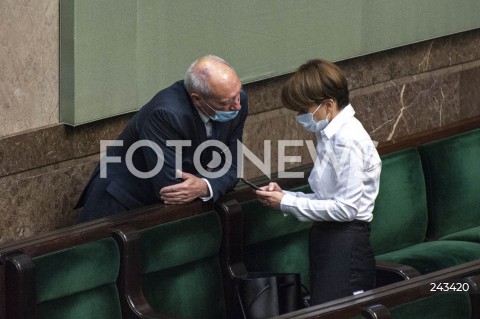  20.10.2020 WARSZAWA SEJM<br />
POSIEDZENIE SEJMU<br />
N/Z ANTONI MACIEREWICZ JADWIGA EMILEWICZ<br />
 