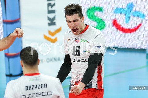  17.11.2020 RZESZOW <br />
SIATKOWKA MEZCZYZN <br />
PLUSLIGA SEZON 2020/2021 <br />
PLUS LIGA POLISH MEN VOLLEYBALL LEAGUE <br />
MECZ ASSECO RESOVIA - SLEPSK MALOW SUWALKI <br />
N/Z KLEMEN CEBULJ RADOSC EMOCJE <br />
 