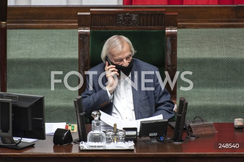  21.01.2021 WARSZAWA SEJM<br />
POSIEDZENIE SEJMU<br />
N/Z RYSZARD TERLECKI<br />
 