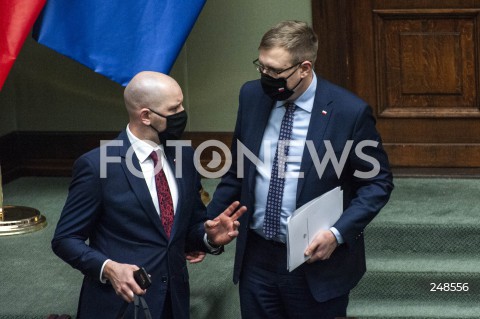  21.01.2021 WARSZAWA SEJM<br />
POSIEDZENIE SEJMU<br />
N/Z SLAWOMIR GADOMSKI MACIEJ MALECKI<br />
 