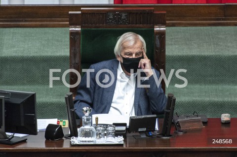  21.01.2021 WARSZAWA SEJM<br />
POSIEDZENIE SEJMU<br />
N/Z RYSZARD TERLECKI<br />
 