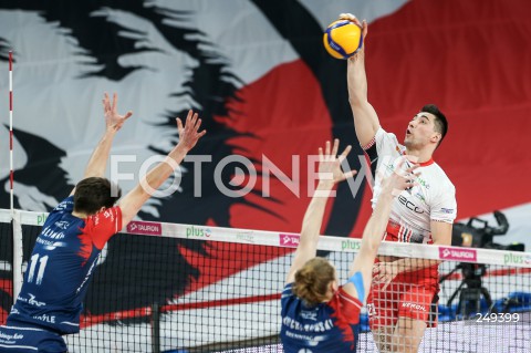  03.02.2021 RZESZOW <br />
SIATKOWKA MEZCZYZN <br />
PLUSLIGA SEZON 2020/2021 <br />
PLUS LIGA POLISH MEN VOLLEYBALL LEAGUE <br />
MECZ ASSECO RESOVIA - GRUPA AZOTY ZAKSA KEDZIERZYN KOZLE <br />
N/Z KAROL BUTRYN <br />
 