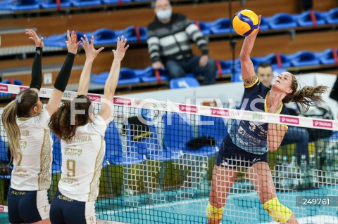  12.02.2021 RZESZOW <br />
SIATKOWKA <br />
PUCHAR POLSKI KOBIET 2020/2021 <br />
MECZ 1/4 FINALU - CWIERCFINAL <br />
VOLLEYBALL POLISH WOMEN CUP <br />
MECZ DEVELOPRES SKYRES RZESZOW - GRUPA AZOTY CHEMIK POLICE <br />
N/Z KIERA VAN RYK <br />
 