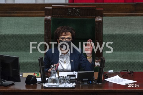  16.03.2021 WARSZAWA SEJM<br />
POSIEDZENIE SEJMU<br />
N/Z ELZBIETA WITEK<br />
 