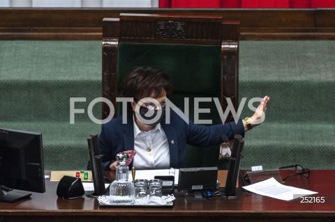  16.03.2021 WARSZAWA SEJM<br />
POSIEDZENIE SEJMU<br />
N/Z ELZBIETA WITEK<br />
 