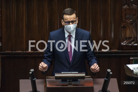  04.05.2021 WARSZAWA SEJM<br />
POSIEDZENIE SEJMU<br />
N/Z PREMIER MATEUSZ MORAWIECKI<br />
 