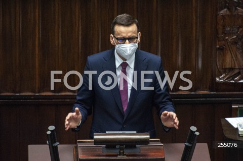  04.05.2021 WARSZAWA SEJM<br />
POSIEDZENIE SEJMU<br />
N/Z PREMIER MATEUSZ MORAWIECKI<br />
 